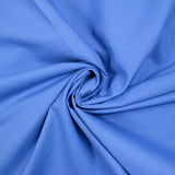 Polycoton fin bleu barbeau