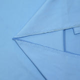 Polyester satiné fin bleu ciel