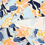 Satin de coton élasthanne Yuma bleu ciel