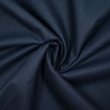 Lin et coton uni chevron bleu marine