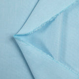 Coton tissé teint bleu ciel