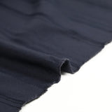 Polyviscose fantaisie rayure bleu marine