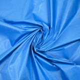 Tissu imperméable fin polyester bleu bleuet