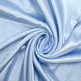 Light azure polyester satin