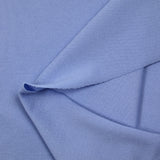 Maille polo coton bleu bleuet