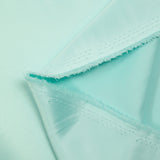 Satin polyester uni Inès vert d'eau