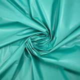 Tissu imperméable fin polyester vert caraïbes