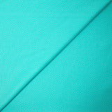 Coton imprimé pois 1mm fond bleu turquoise