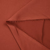 Crêpe de polyester orange brûlé