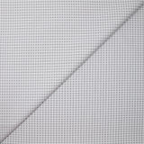 Coton imprimé brique grise fond blanc cassé