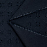 Broderie anglaise Nellie bleu marine
