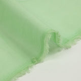 Broderie anglaise festonnée vert d'eau