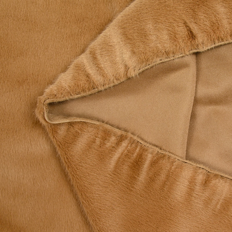 Fausse fourrure Rebecca camel