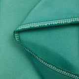 Sergé soie et polyester épais vert turquoise