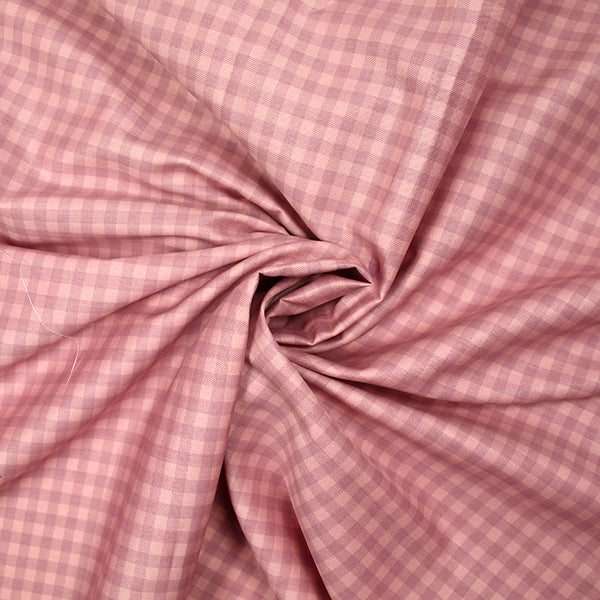 Cotton Print Shirt Mauves Tiles Old Rose Fond