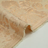 Orchid pink lamé brocade blush background
