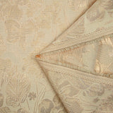 Orchid pink lamé brocade blush background