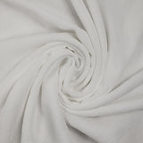 Gaze de polyester froissée blanc