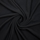 Crepe de poliéster texturado negro