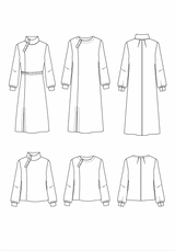 Patron de couture robe/blouse SOLIFLORE