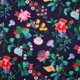 Coton liberty ® Doreen June fond marine au mètre