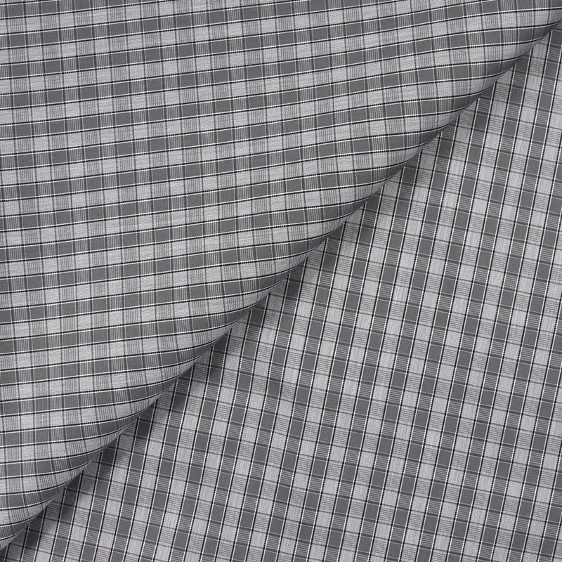 coton-tisse-teint-a-carreaux-gris