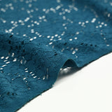 Dentelle polyester Emma bleu canard