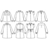 Patron de Couture Femme ALEX MUM Blouse