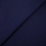 Double crêpe coton et soie bleu marine