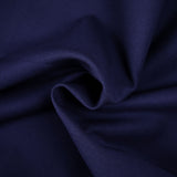 Double crêpe coton et soie bleu marine