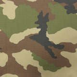 Gabardine fine de coton camouflage B
