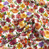 Coton liberty ® Floral rouge au mètre