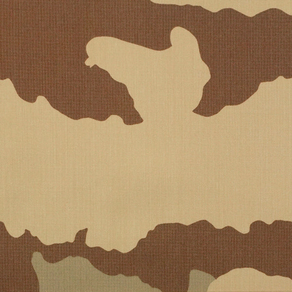 Gabardine fine de coton camouflage F