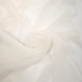 Mousseline de soie blanc cassé