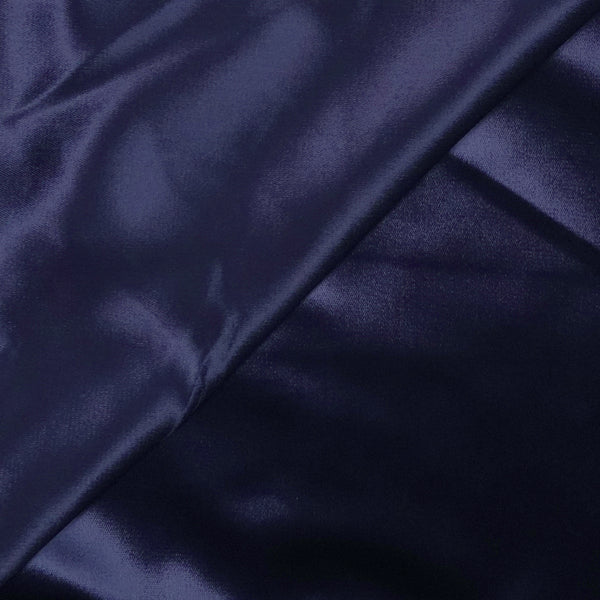 Velours de coton ras violet foncé