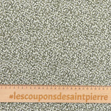 Coton imprimé terrazzo kaki