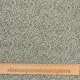 Coton imprimé terrazzo kaki