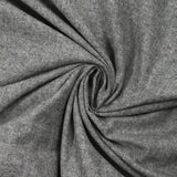Flanelle de coton marine chiné écru