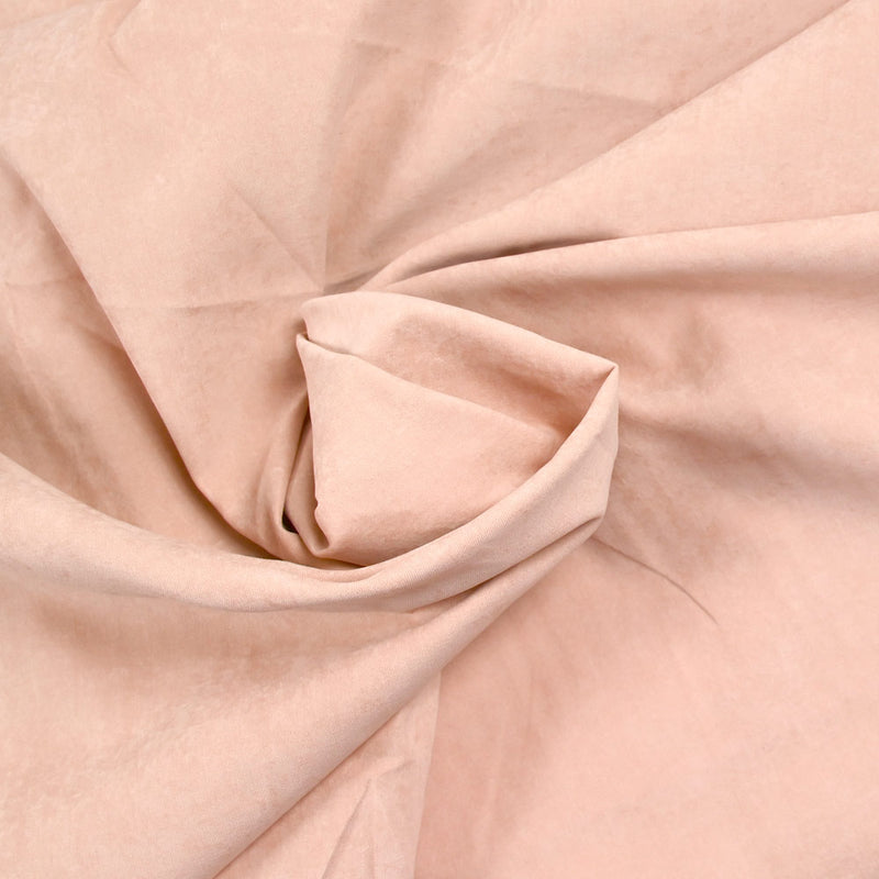 Polyester effet cupro rose