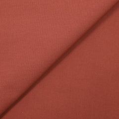 Coton uni brique