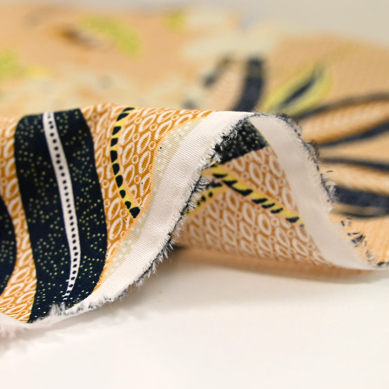 Ankara Gold and Yellow Elastane Algodón
