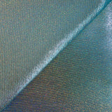 Lamé de polyamide et acétate holographique bleu