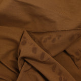 Camel cotton jersey
