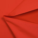 Popeline de coton technique déperlante coquelicot
