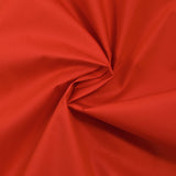 Popeline de coton technique déperlante coquelicot
