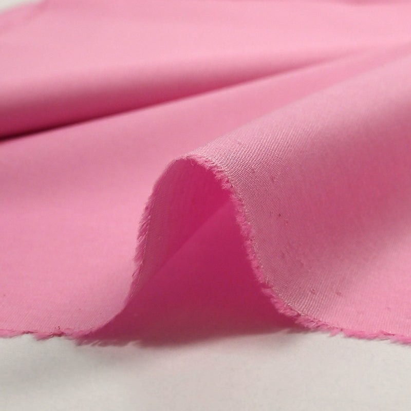 Popeline de coton rose bonbon
