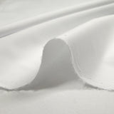 Snow white cotton poplin