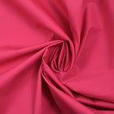 Popeline de coton technique déperlante fuchsia