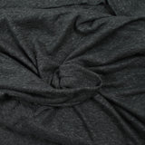 Jersey de lin viscose réglisse