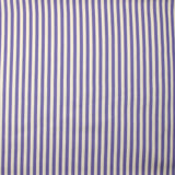 Satin de viscose tissé-teint rayé 6 mm mauve et blanc cassé
